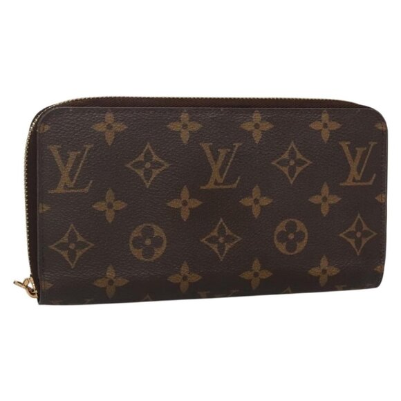 LOUIS VUITTON Monogram Zippy Wallet Long Wallet LV Auth - Picture 1 of 16